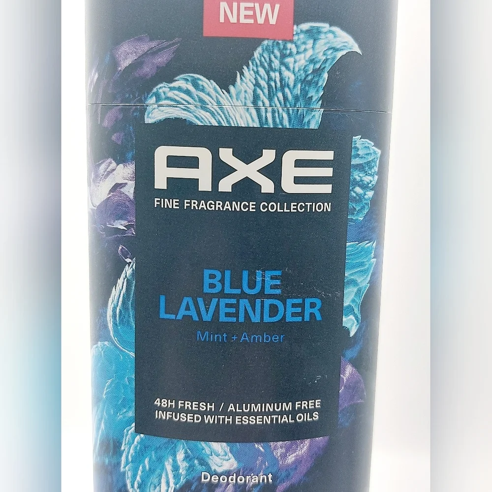 Axe Fine Fragrance‎ Collection Men Deodorant Blue Lavender 2.6oz Lot of 2